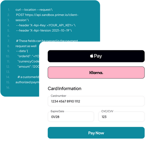 Integrating on checkout page